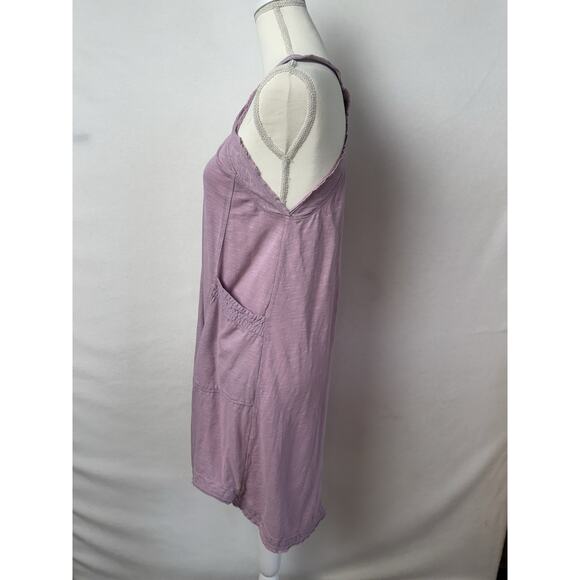 Daily Practice by Anthropologie The Carlie V-Neck Mini Dress LIGHT MAUVE Size XS - Picture 6 of 9